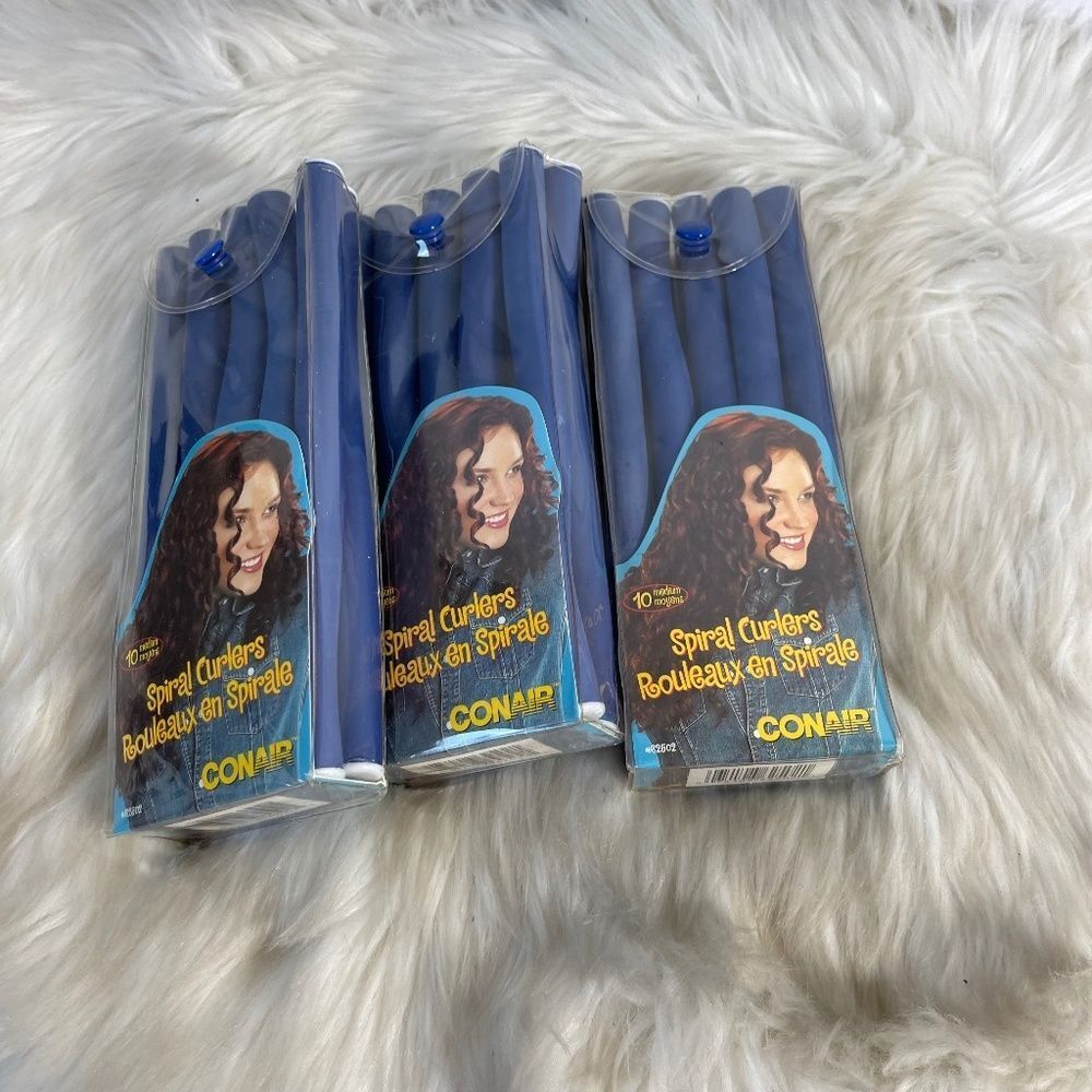 Conair Spiral‎ Curlers 10 Pack-Lot of 3